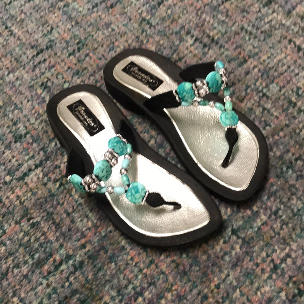 Grandco Sandals with beads and stones